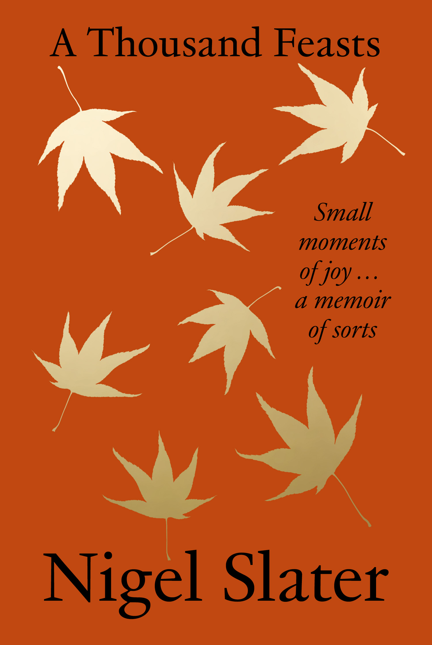 A Thousand Feasts: Small Moments of Joy … A Memoir of Sorts bookcover