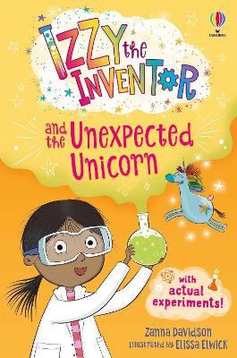 Izzy the Inventor and the Unexpected Unicorn: A beginner reader book for children. bookcover